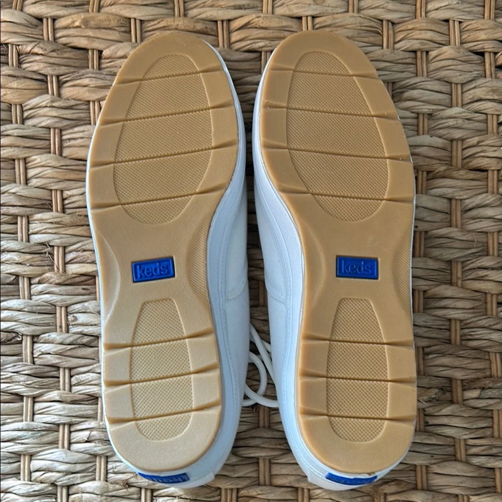 Keds Classic White Lace-Up Sneakers - Picture 6 of 7